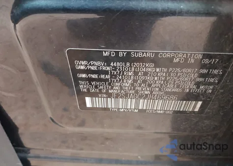 2018 Subaru Forester 2.5I Premium from USA, damaged, VIN JF2SJAGC2JH469686